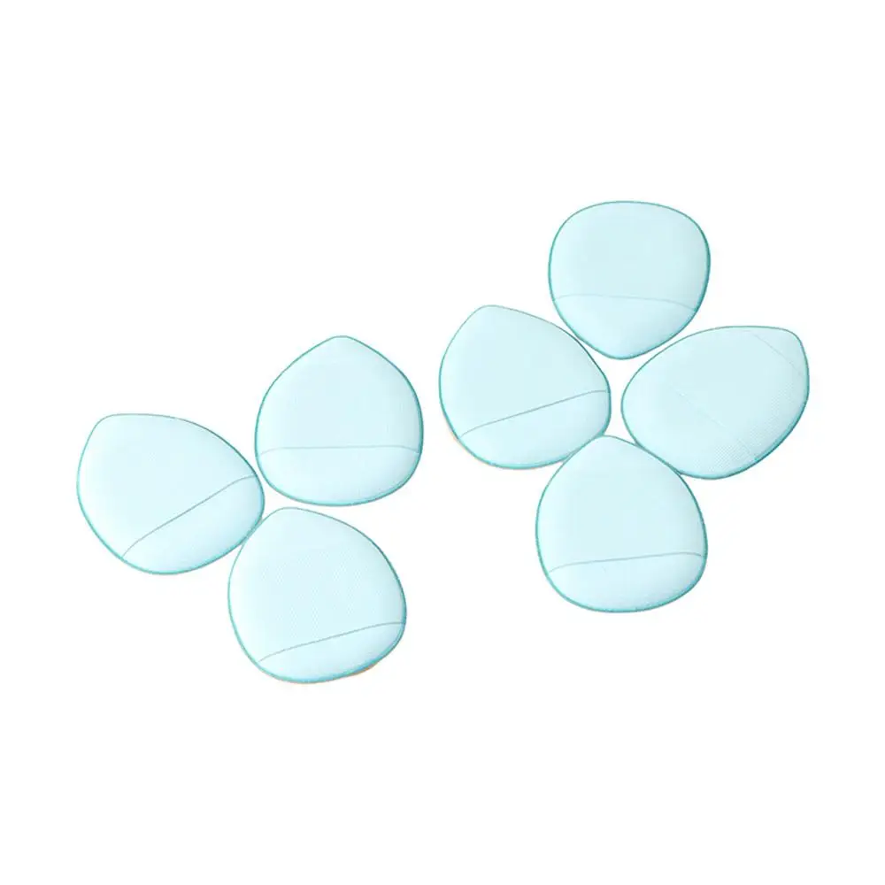 Puff Blush resaltador licuadora corrector cojín cosmético Puff esponja de maquillaje 7 Uds Mini Puff de dedo pulgar cojín de aire Puff