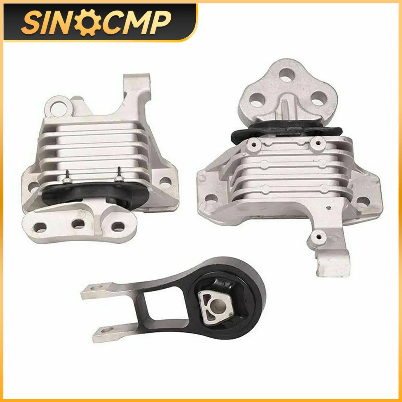 

3PCS Complete Engine Motor &Transmission Mount Set A5844 A5752 A5825 4877788AF for Jeep Cherokee 2.4L 14-19