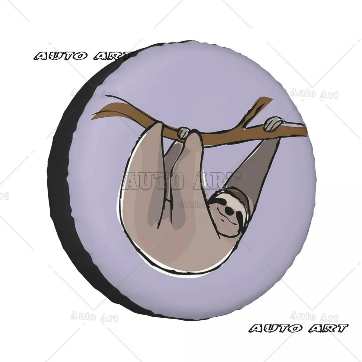 

Custom Sloth Spare Tire Cover for Car Wheel Protectors Cover for Truck Camping Travel Universal