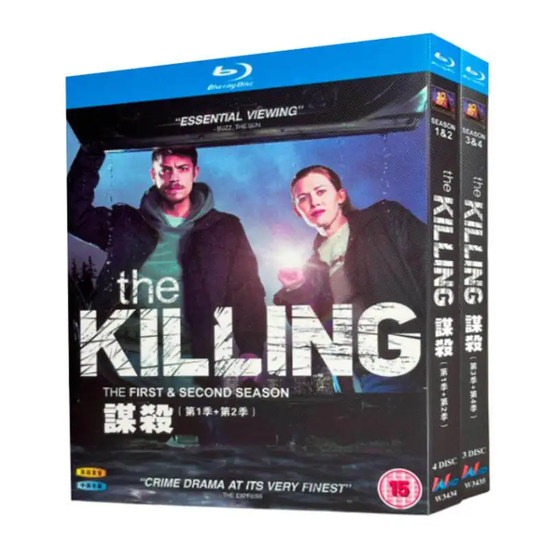 

Blu-ray Ultra HD TV Series The Killing Seasons 1–4 Box Set with English and Traditional Chinese Subtitles