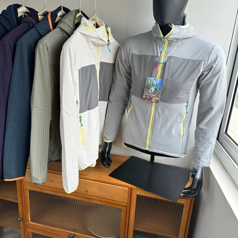 

Wear Resistant Outdoor Soft ell Jaet ex Stand Fit Long Sve Windproof Fce like Fabric Men's Women's Hat Included