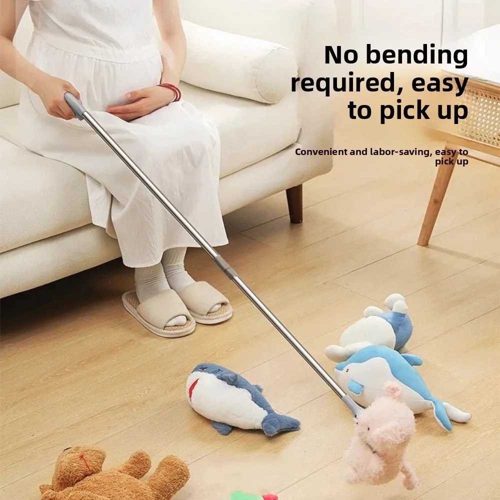 

Stainless Steel Foldable Litter Picker Easy to Hold Trash Reacher Picker Pregnant Grabber Stick Folding Collapsible