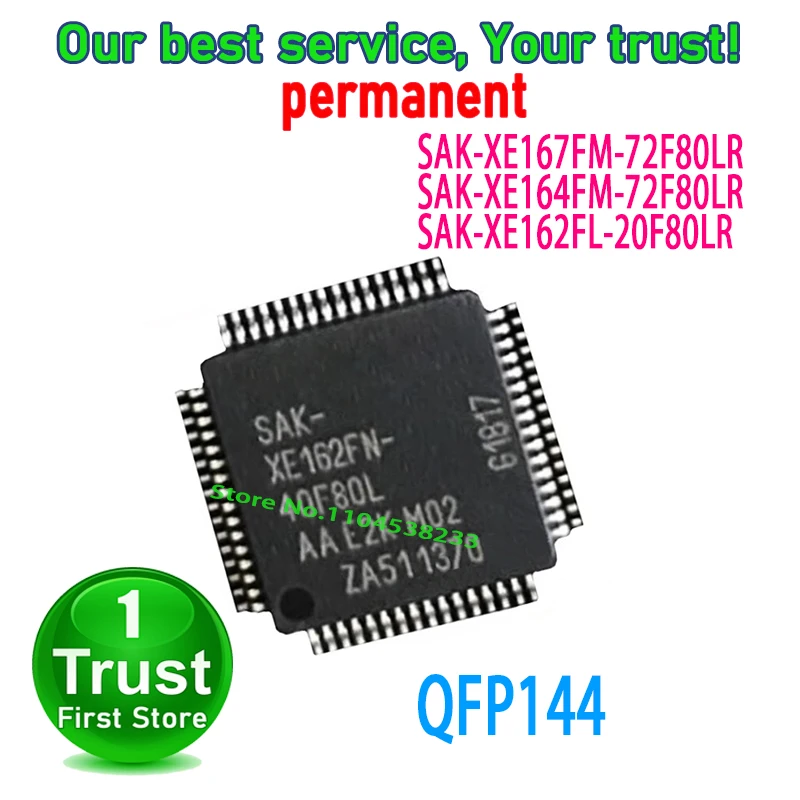 1PCS/LOT SAK-XE167FM-72F80LR SAK-XE164FM-72F80LR SAK-XE162FL-20F80LR QFP144 NEW and Original in Stock