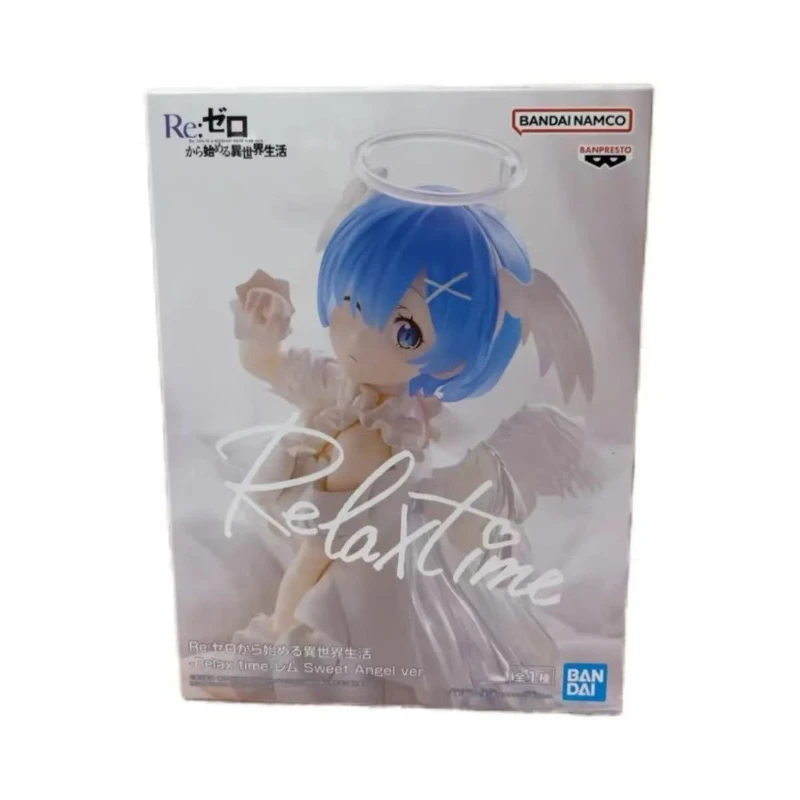 Bandai In Stock Banpresto Relax Time Anime Re: Life A Different World From Zero Rem Ram Sweet Angel Ver. Action Figures Model - view 2