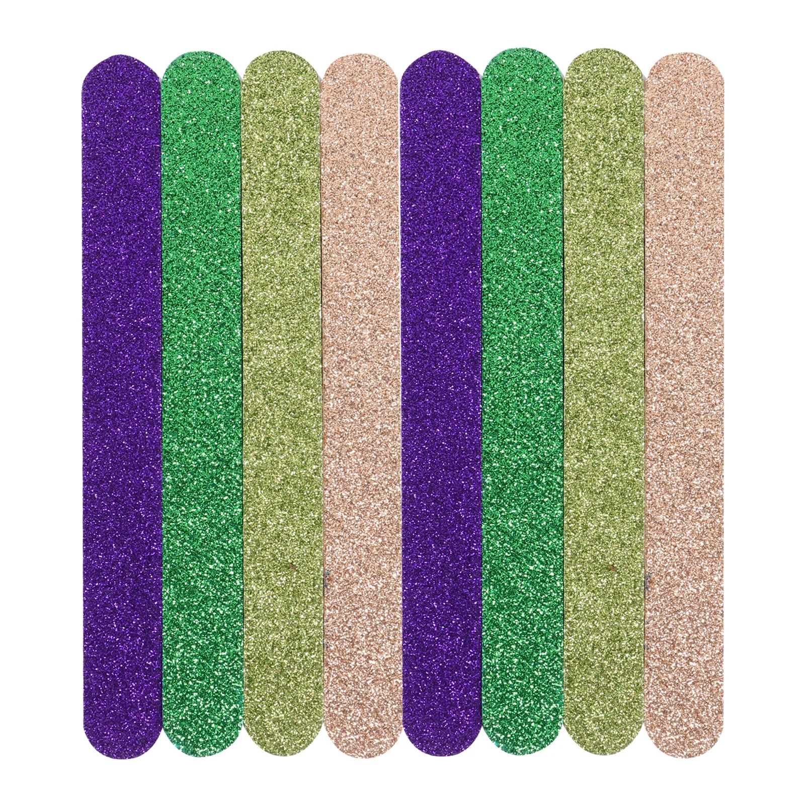 20pcs Glitter Nail Files Emery Boards Grit For Natural Acrylic Nails Manicure Pedicure Tools Women File Gel Removal Pet Grooming