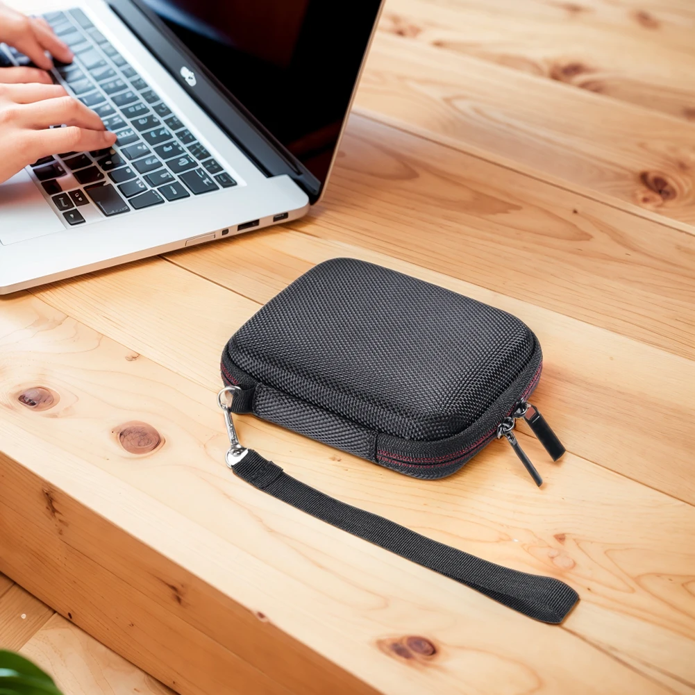 EVA Hardshell Case Shockproof External Hard Drive Bag with Mesh Bag&Hand Strap for Samsung T7 Shield/T9 4TB/2TB/1TB Portable SSD