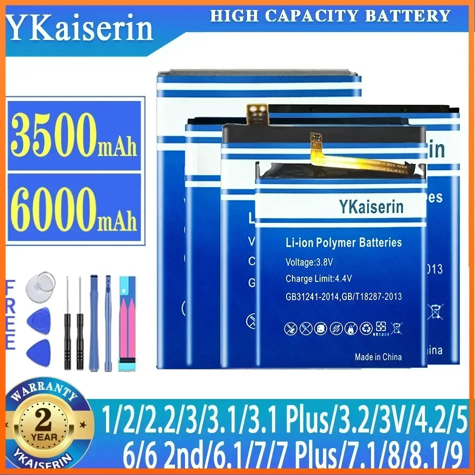 Battery For Nokia 6 2nd 2018 5 3 1 8 3 2.2 9 7Plus HE316 HE317 HE319 HE335 HE338 HE344 HE330 HE351 HE321 HE336 WT330 WT240 WT241