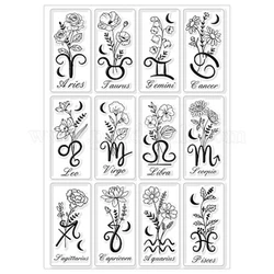 2024 New Constellation Transparent Silicone Rubber Stamp/for DIY Scrapbooking Card /photo album Decorative clear stamp