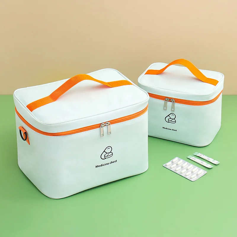 

Двухслойная портативная сумка для хранения лекарств - дорожная аптечка для экстренных случаев и командировок