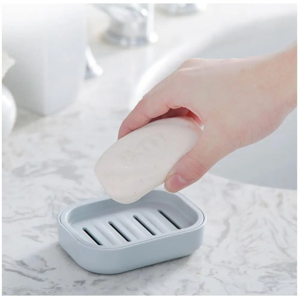 2/4/6PCS Dispenser Convenient Japanese Style Soap Box Gray Blue Space Saving Soap Holder Household Products Highest Rated