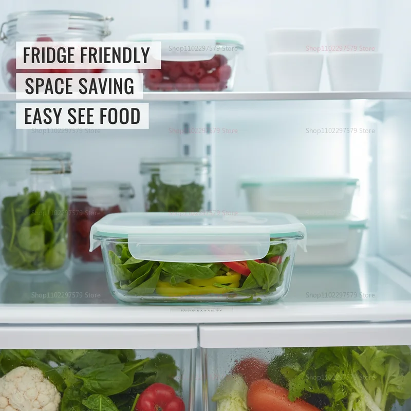 Glass Lunch Box Food Storage C - Meal Prep Day review and price