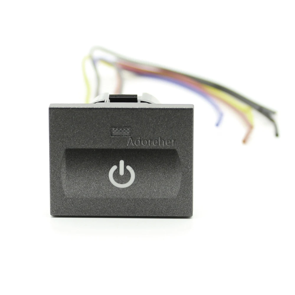 Car LED BSM Radar Sensor Light Heat Steering Wheel Power Switch Button Light for Ford Focus 2 MK2 2009 2010 2011 Accessories