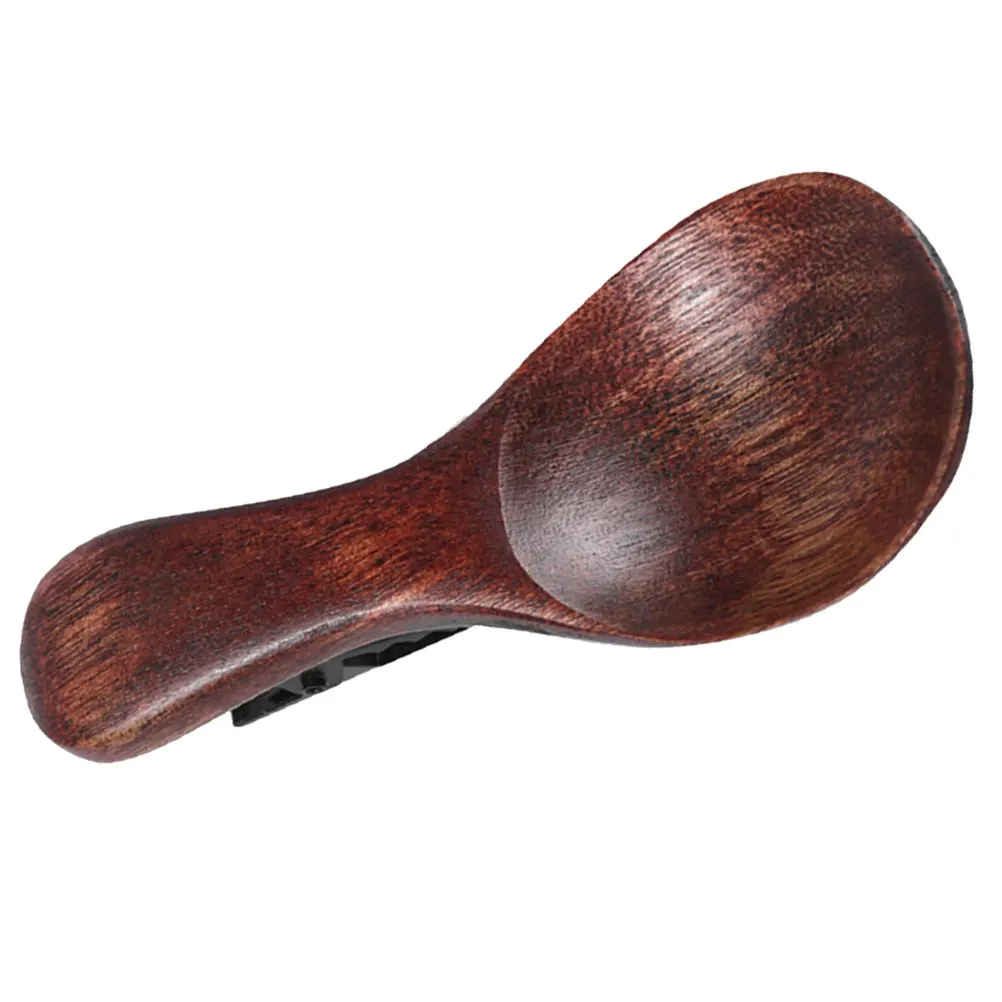 

Spoon Hairpin Alligator Clip Side Barrettes Women Fine Coffee Wood Decorative Clips Spoon Wooden Hair Tools Styling