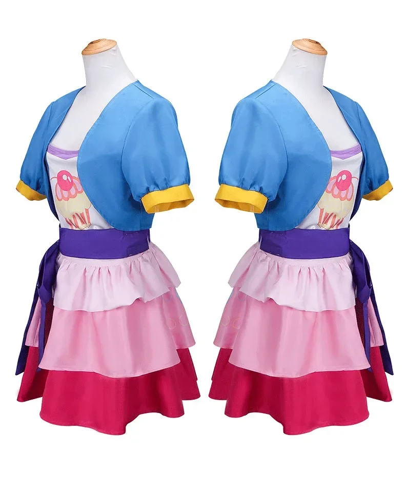 My Girls Women Little Pony Pinkie Pie Human Cosplay Costume Female Men Pink Halloween Carnival Costumes Custom Made Size