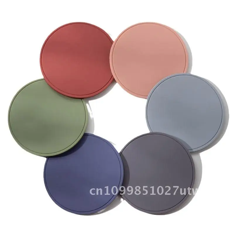 

Heat Insulated Placemat Round Placemat Anti-scalding Pot Mat Bowl Mat Coaster Placemat Home Heat Resistant Waterproof Dining Tab