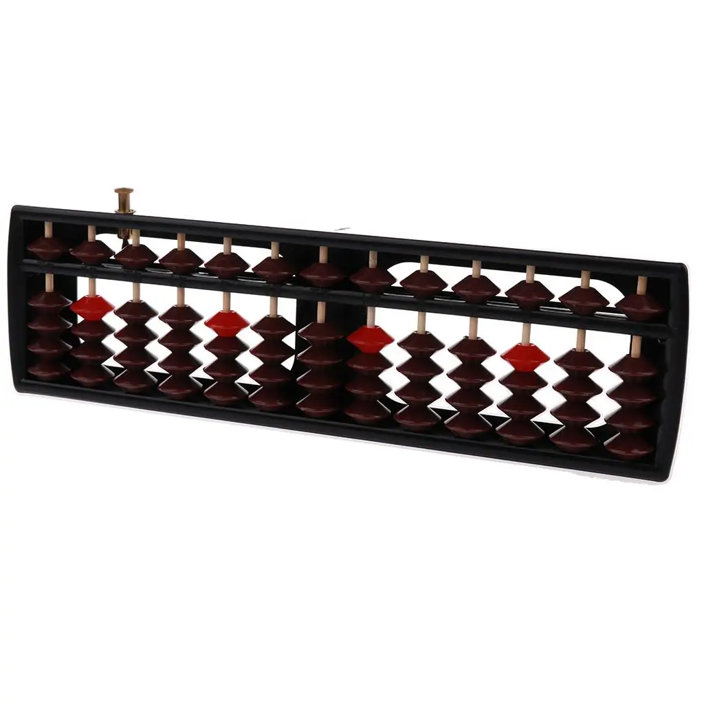 13 แถวสไตล์ญี่ปุ่น Abacus การเรียนรู้คณิตศาสตร์เด็กนับเครื่องมือ