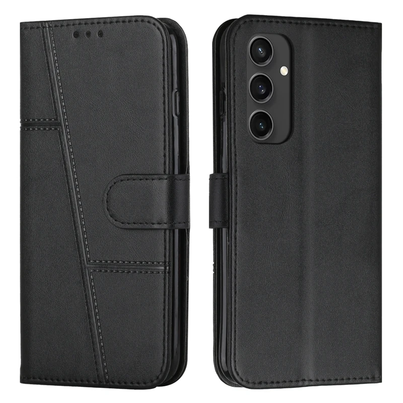 Dla Samsung Galaxy S24 FE Etui Flip Wallet Book Cover dla Coque Samsung S 24 FE S24FE SM-S721B Skórzane etui ochronne na telefon Fundas