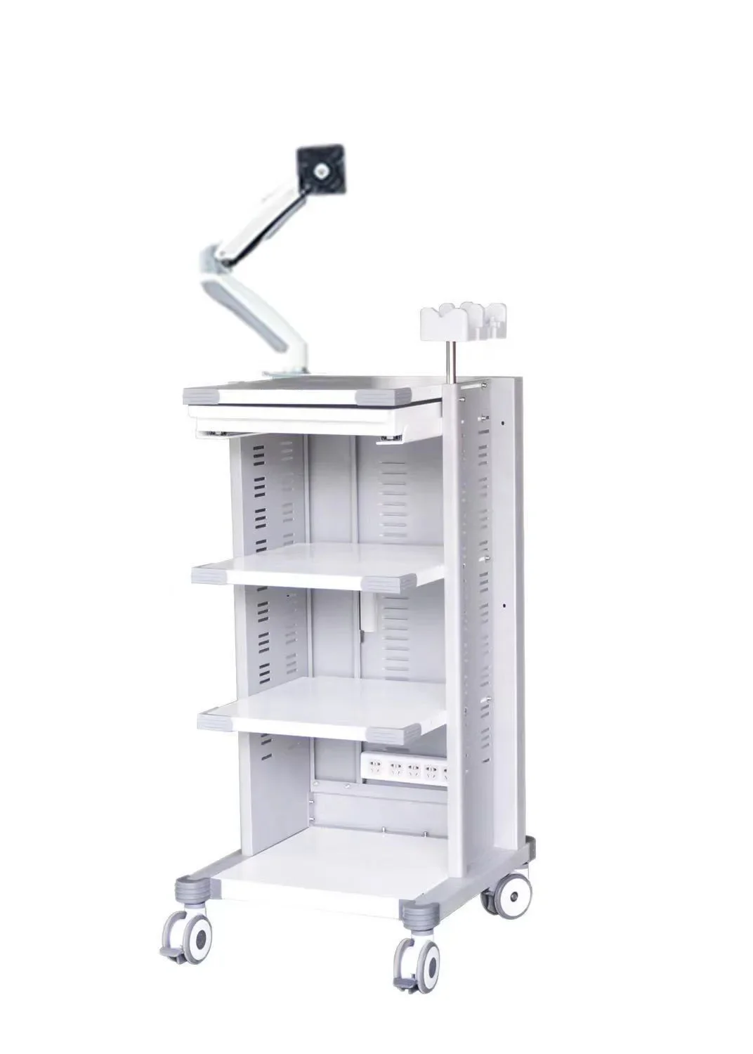 Carrinho endoscópico médico com carrinho de endoscopia de braço