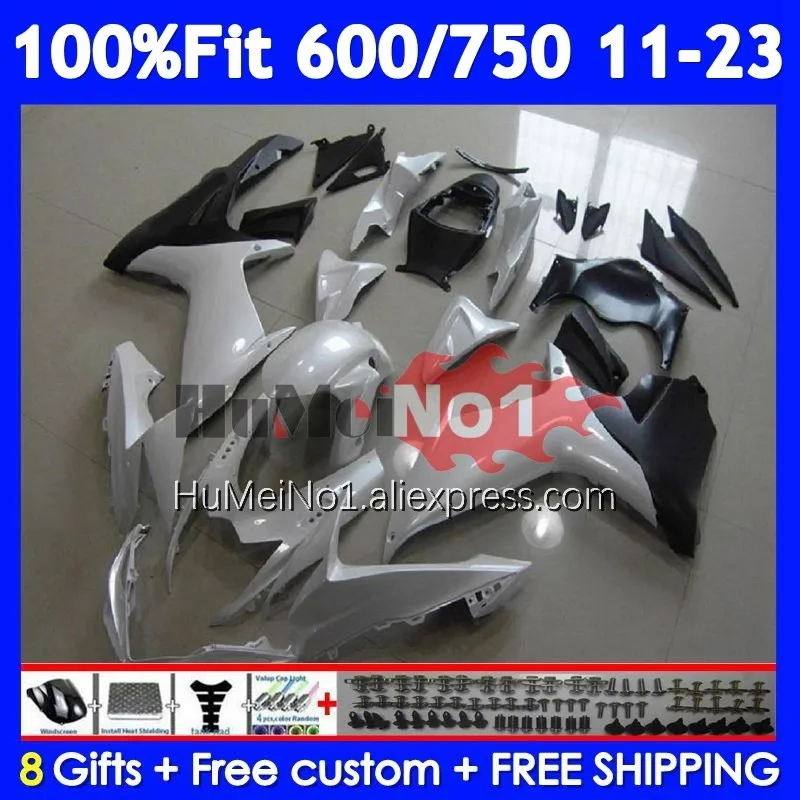 Fairing For SUZUKI GSXR750 K11 GSXR Pearl White 600 750 107No.29 GSXR600 2011 2012 2013 2014 2015 2016 2017 18 19 20 21 22 23 24