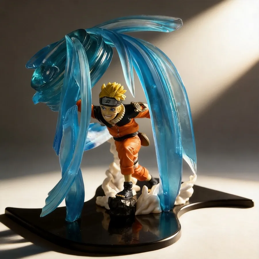 

Naruto Shippuden Uzumaki Naruto Rasengan Battle Scene VS Uchiha Sasuke Model Figure Decoration