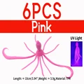 6 piezas UV Rosa