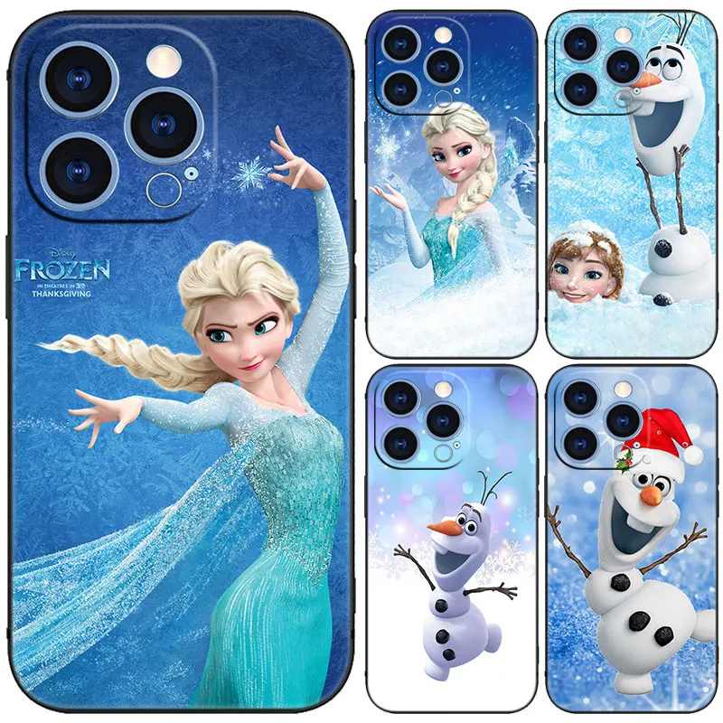 Disney Frozen Elsa Phone Case For Huawei Pura70 Pro Plus P60 Pro P50 P40 P30 P20 Pro P10 Lite PSmart Z PSmart 2021 Cartoon Cover