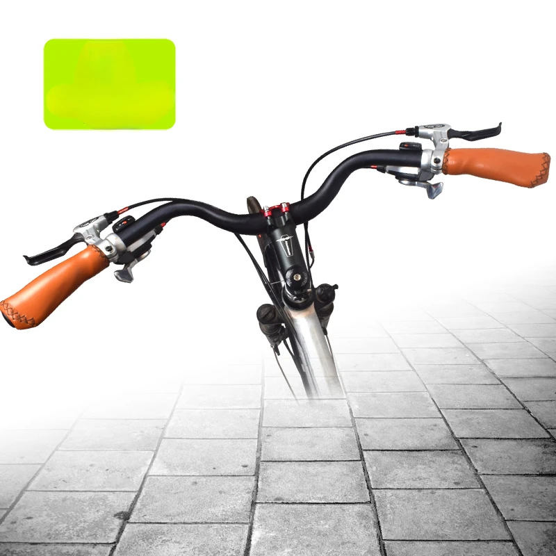 Bicycle mountain handlebars 25.4 horizontal leisure retro black large curved handlebars 31.8 large Yan handlebars M accessories