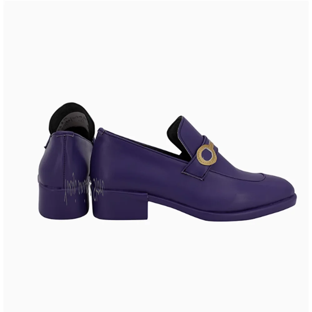 Higashikata Josuke Cosplay chaussures femmes hommes Cos Porple Anime chaussures ------   personnalisé