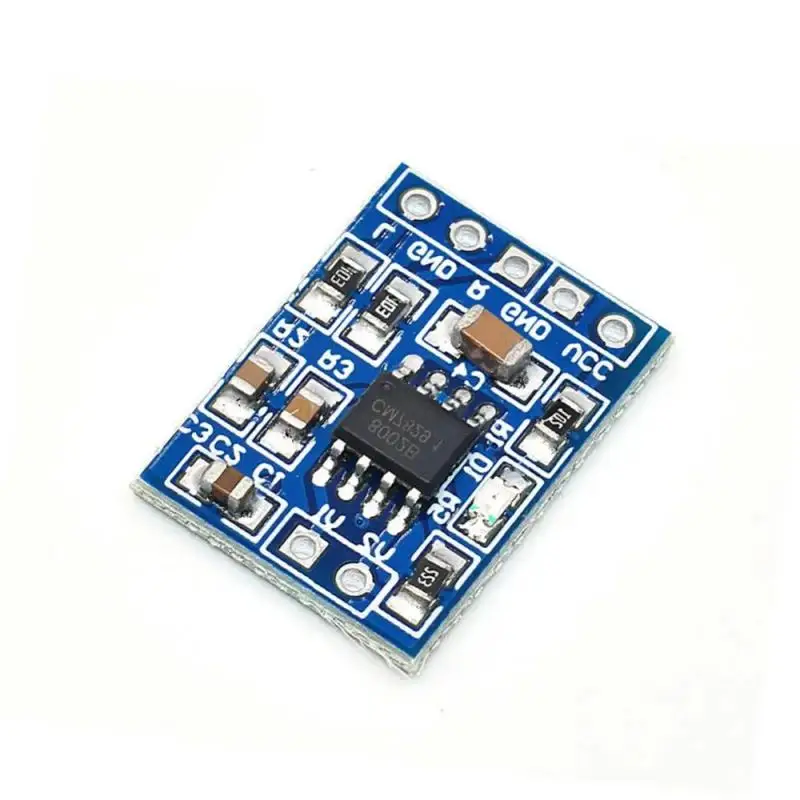 Мини-модуль платы моноусилителя HXJ8002 BTL Audio Power Sound Voice AMP Board 2,0-5,5 В усилитель для регулировки громкости динамиков