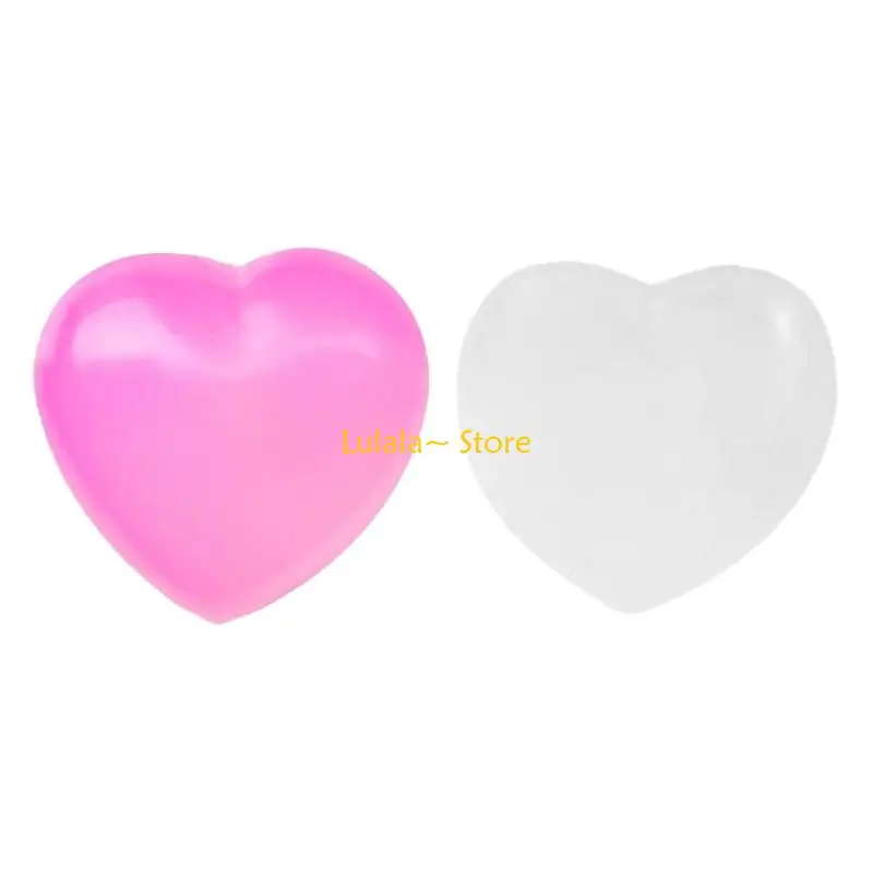 Y4QA Temperature Sensitive Heart Stress Ball Fun Color Changing Squeeze Toy for Kids