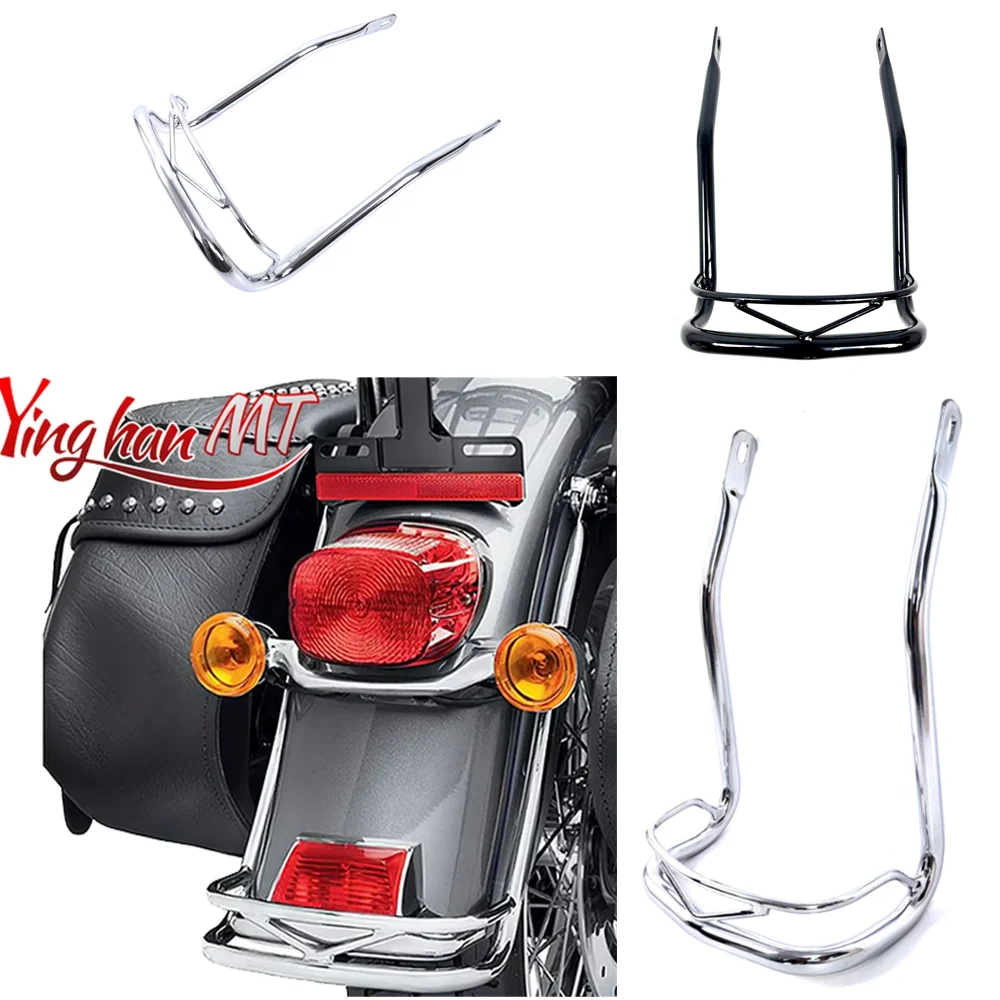 Chromowany wspornik tylnego błotnika, listwa ochronna, bumper do Harley Heritage Softail Classic 2000-2017 — zdjęcie 3