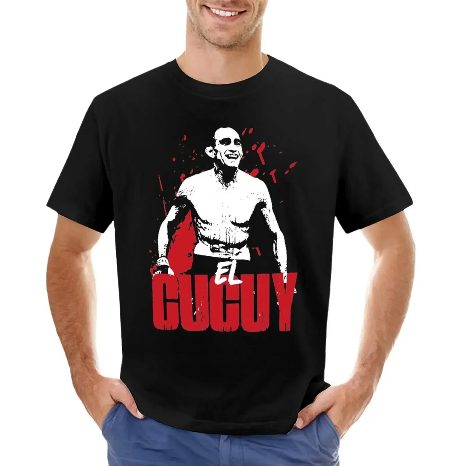 

Funnys Plain Aesthetic Clothing Oversized T Shirts for Men EL CUCUY - TONY FERGUSON Tshirt Men Clothing Summer Funny Fashion New