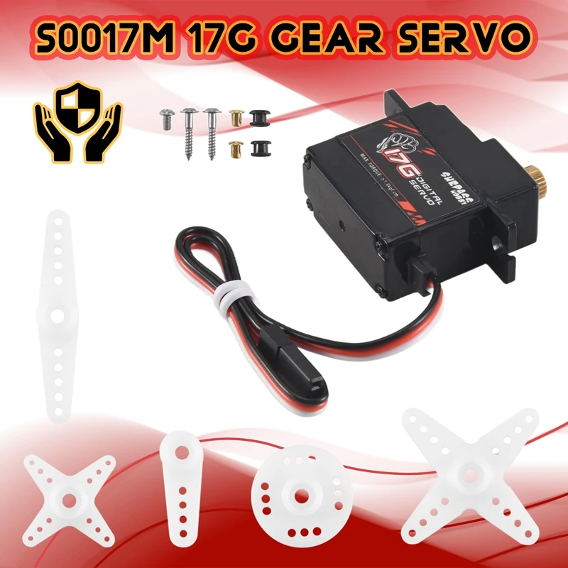 ÜBERTREFFEN HOBBY S0017M 17G Metal Gear 1,8 KG Digital Servo Für RC Flugzeug Roboter 1/18 Lkw Auto Boot kanal Flugzeug