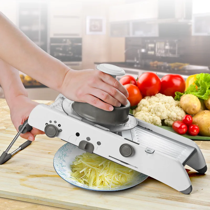 

Household stainless steel vegetable cutter Multifunctional kitchen shredding artifact Wipe planer Slicer Potato shredder