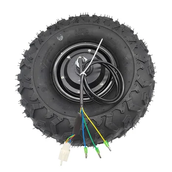 모든 지형 전기 수레 모터 엔진, 오프로드 러프 타이어, 14.5 인치 휠, 24V, 36V, 48V, 350W, 500W 