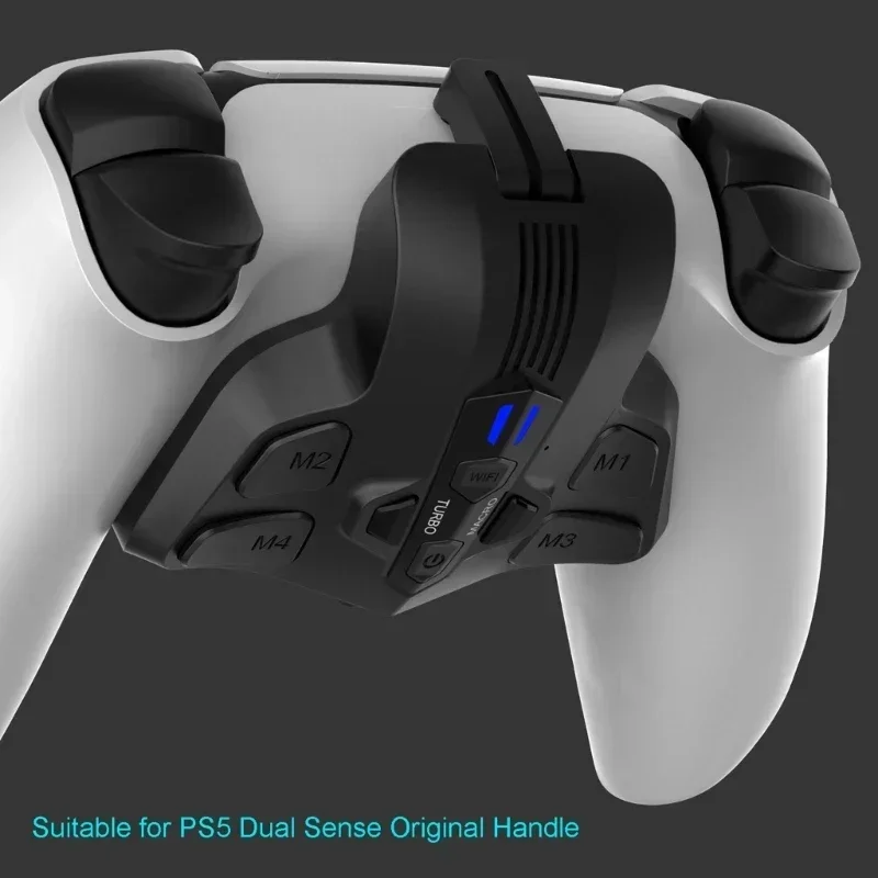 

Back Paddles Attachment Controller Extension Back Button & Backplate Remap for PS5 Dual with Turbos Macro For PS5