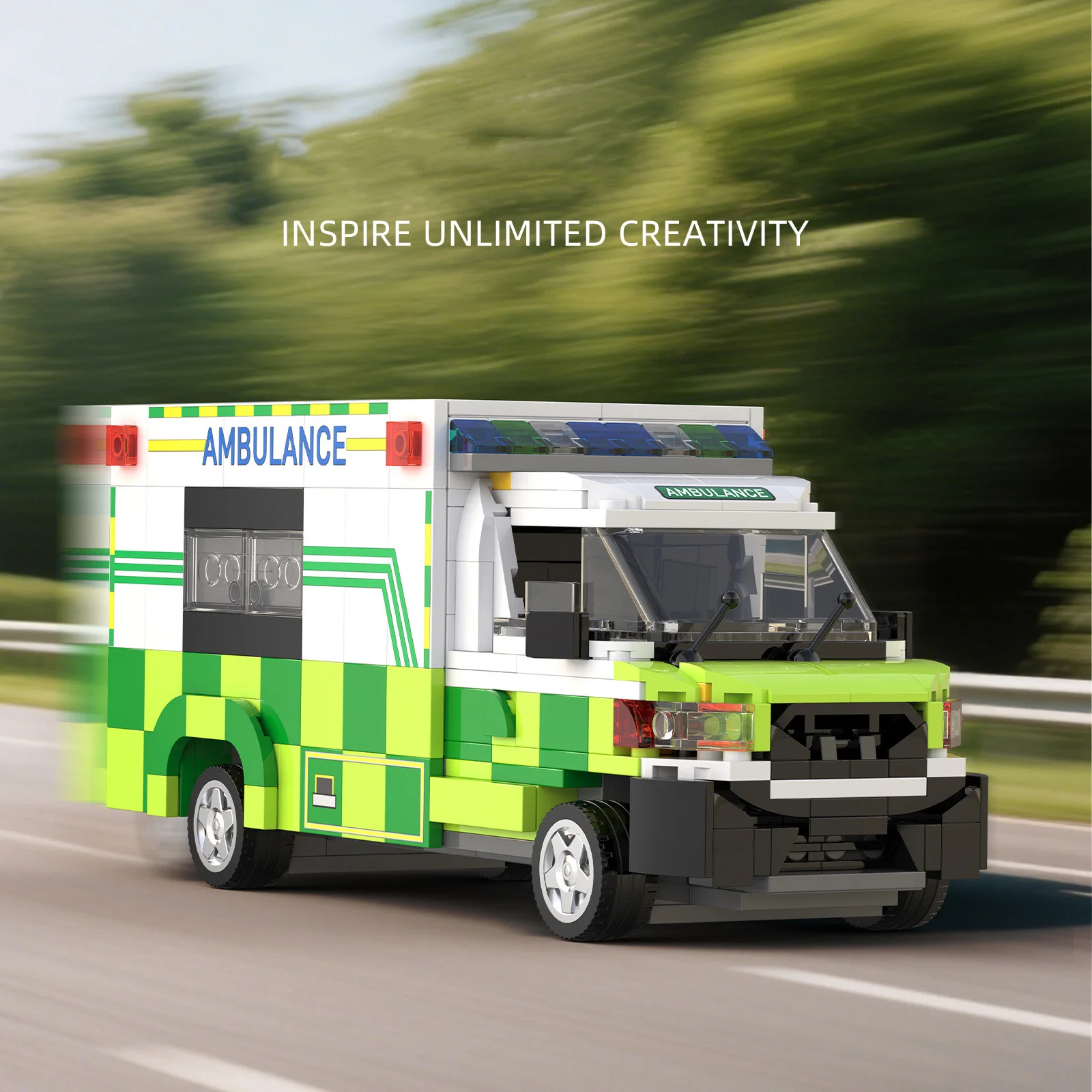 

Speed Car Truck Model Sets Building Block Fords Transport Ambulance Construction Sets Brick City Vehicle Toys For Kids Gifts