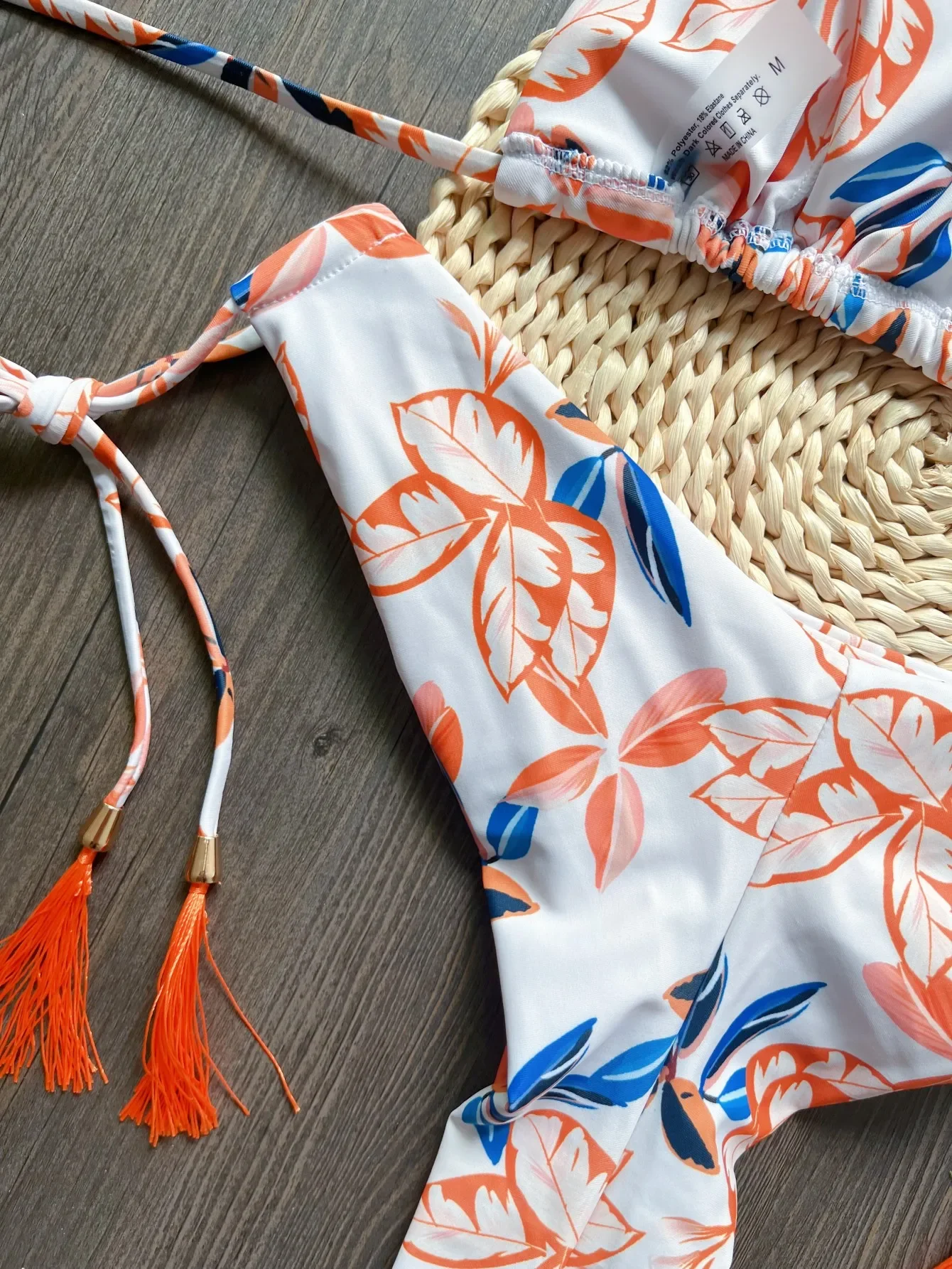 RUOTONSEPT 2024 New Sexy Print Bandage Bikini Set Women's Swimsuit Two-piece Triangle Swimwear Bathing Suit Brazilian Biquinis