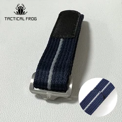 Tactical Frog FX-Diving 22mm Fabric Strap Nylon Military Replace WatchBand Titanium Buckle Comfortable Field Sport Men Watchband