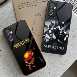 Heavy Metal Band Sepultura Phone Case for Samsung Galaxy S24 S23 S22 S21 S20 A24 A34 A54 A53 Note20 M54 Fe Ultra Plus Glass