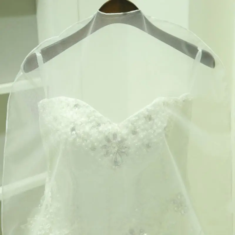 

A52E Breathable Mesh Bridal Dress Protector With Double Side and Seethrough Designs For Easy Viewing And Safe Storage