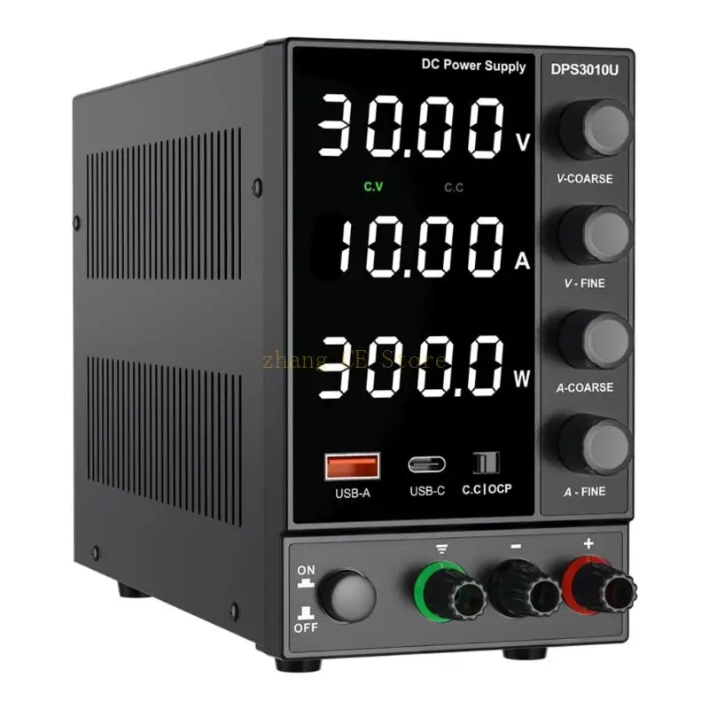 

M5TD Variable Benches Power Supply 0 to 30/60/120/160V with Encoders Fine Adjustment Two USB Port for Electronics