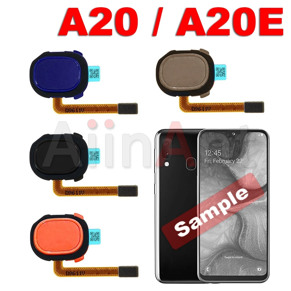 Aiinant Back Button Touch ID Finger Scanner Fingerprint Sensor Flex Cable For Samsung Galaxy A20 A20E A20S A21 A21S A205F A207F