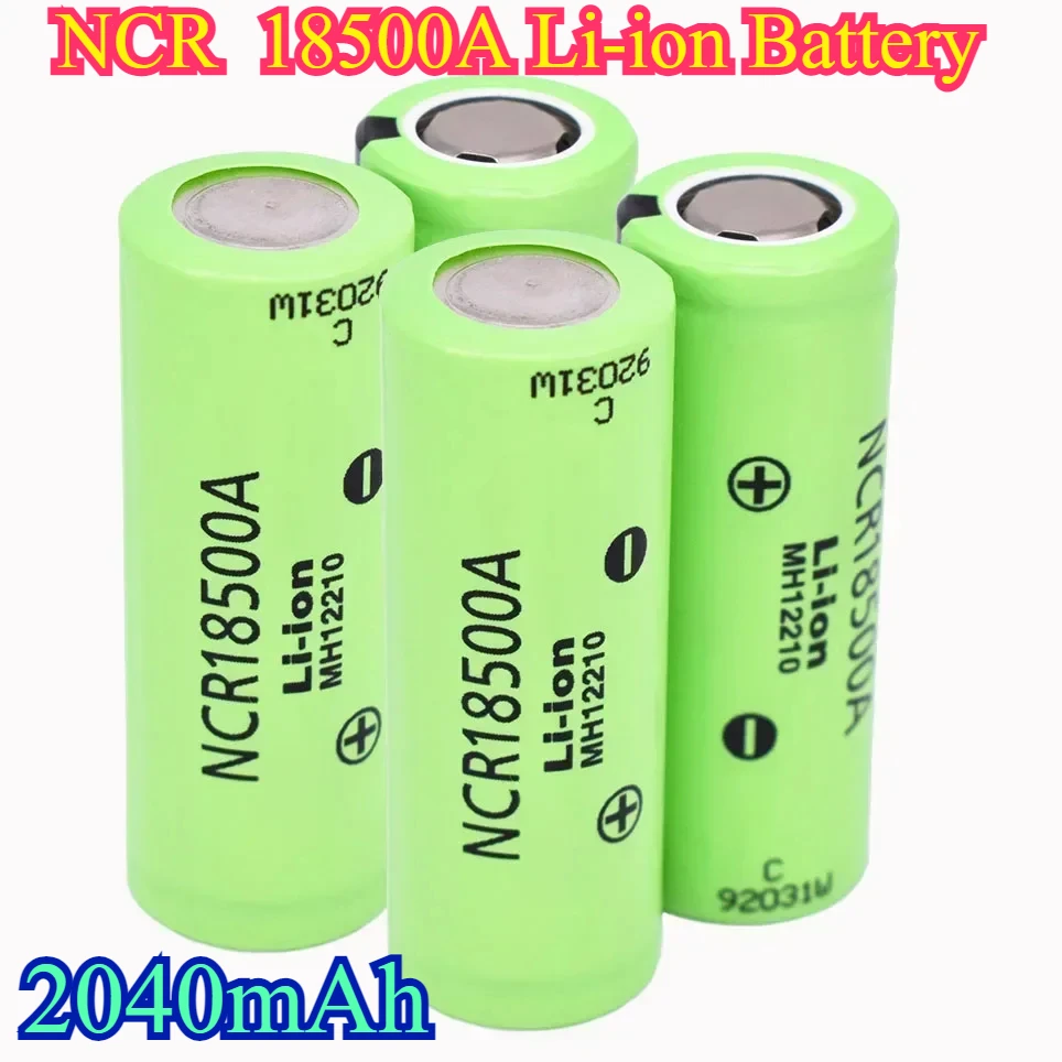 New High Quality 18500A  3.7V  NCR2040mAh 100% Original For   3.7 V  18500 Battery for Toy Flashlight  Ect