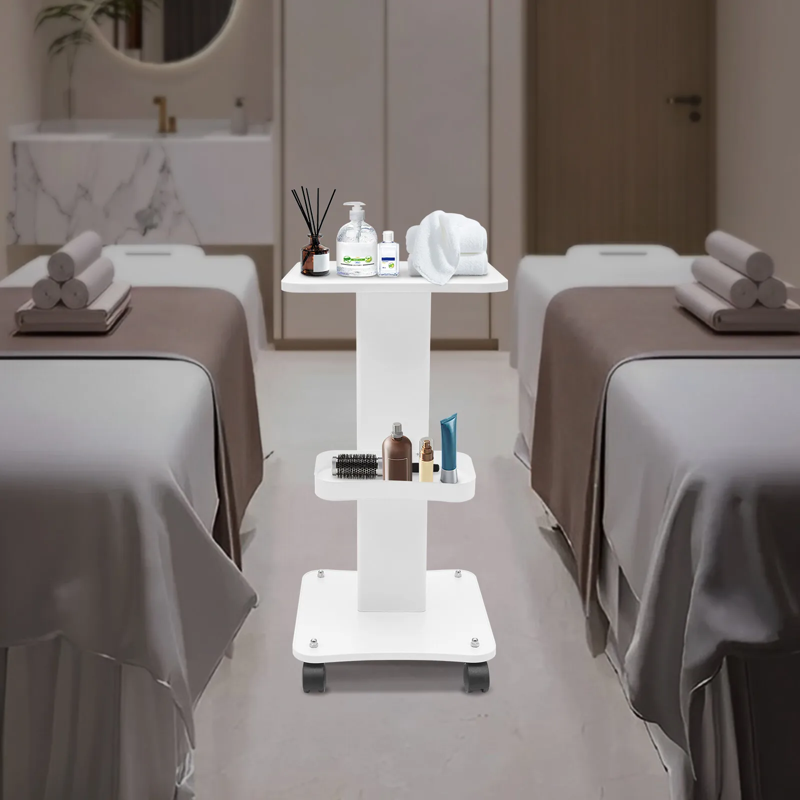 

Салонная тележка, тележка для косметолога, Beauty SPA, поднос для лица, органайзер, подставка