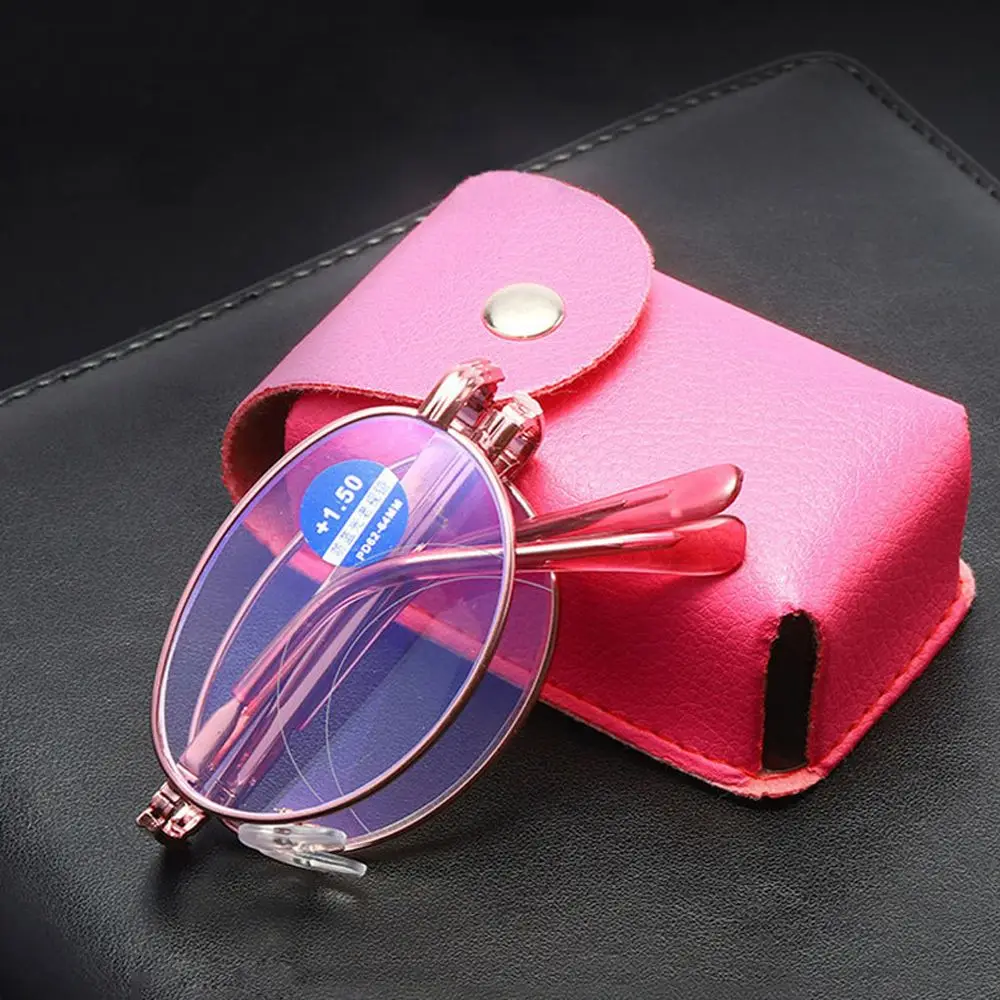 

Anti Radiation Anti Blue Light Presbyopia Eyeglasses With Glasses Case Dual Light Hyperopia Eyewear Folding Reading Glasses