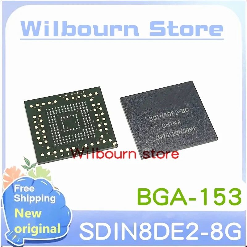 5PCS~20PCS/LOT SDIN8DE2-8G SDIN8DE2 BGA153 100% New Original Spot stock