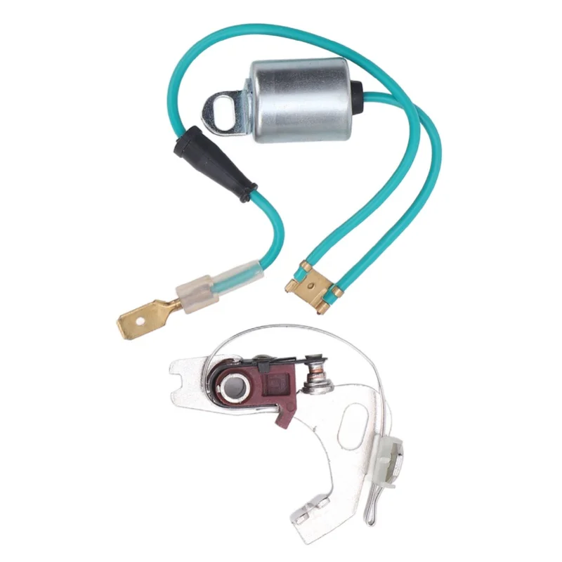 Distributor Points And Condenser Set Metal Construction Professional Distributor Points Kit Replacement For Lucas 43D 45D