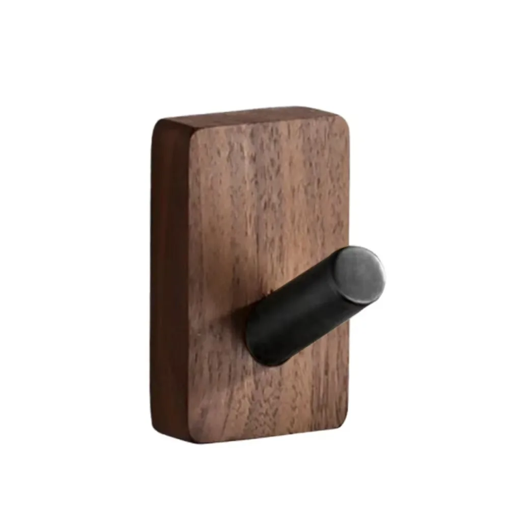 

Кремовый стиль, крючок из цельного дерева, настенный круглый дизайн, одинарный крючок, металлический крючок, крючок из натурального ореха, органайзер для декора