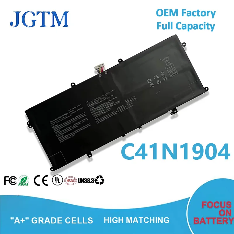 C41N1904 67Wh High Quality Replacement Battery 4ICP5/49/121 02B200-03660500 Laptop Battery For Asus ZenBook 13 14 Series UX325EA